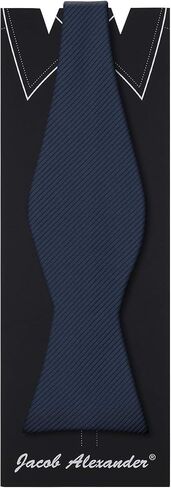 Jacob Alexander Men's Tone on Tone Corded Self-Tie Bow Tie in Saudi Arabia