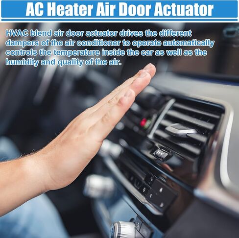 ACROPIX HVAC Blend Air Door Actuator Heater Temperature Actuator Fit for GMC Yukon - Pack of 1 Black in Saudi Arabia