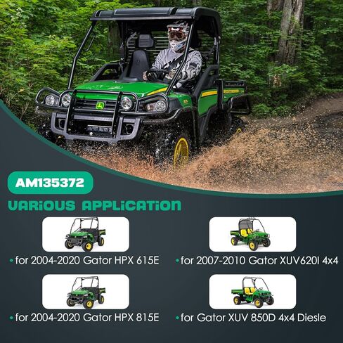 ممتص صدمات زنبركي ملفوف - أمامي يسار ويمين - مع غسالات البطانات، مناسب لجون ديري جاتور HPX 4x4، ديزل، HPX 615E HPX 815E 2004-2020، يستبدل OEM #AM137957 AM135372 (قطعتان) in Kuwait