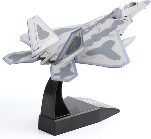 الكلاسيكية الولايات المتحدة الأمريكية F22 رابتور مقاتلة هجوم ما قبل البناء نموذج 1:100 طائرة سبيكة دييكاست طائرة عرض عسكري نموذج طائرة لجمع أو هدية 1 in Kuwait