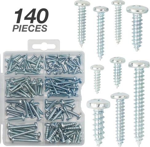 مجموعة متنوعة من البراغي المعدنية من كواليهوم، 140 قطعة in Kuwait