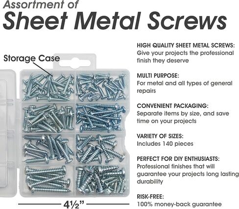 مجموعة متنوعة من البراغي المعدنية من كواليهوم، 140 قطعة in Kuwait