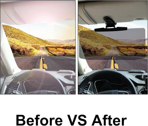 واقي من الشمس للسيارة، واقي سيارة مستقطب عالمي مضاد للوهج، مانع للشمس، واقي من الشمس للسيارة يحمي من الضوء الشارد، والعمى الثلجي والأشعة فوق البنفسجية، عالمي للسيارات in Kuwait