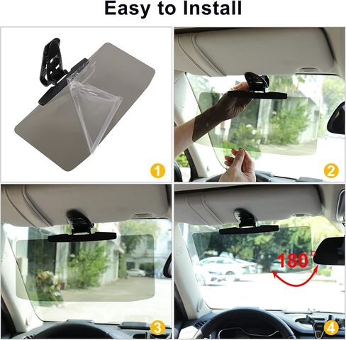 واقي من الشمس للسيارة، واقي سيارة مستقطب عالمي مضاد للوهج، مانع للشمس، واقي من الشمس للسيارة يحمي من الضوء الشارد، والعمى الثلجي والأشعة فوق البنفسجية، عالمي للسيارات in Kuwait