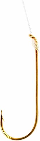 Eagle Claw Aberdeen Lightwire Hook Gold, Size 2/0 (Per 6) (121H-2/0) in Saudi Arabia