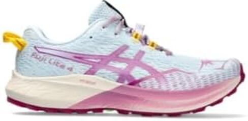 ASICS Women's Fuji Lite 4 Running Shoe, 9.5, Light Blue/BlackBerry in Saudi Arabia
