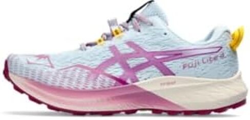 ASICS Women's Fuji Lite 4 Running Shoe, 9.5, Light Blue/BlackBerry in Saudi Arabia