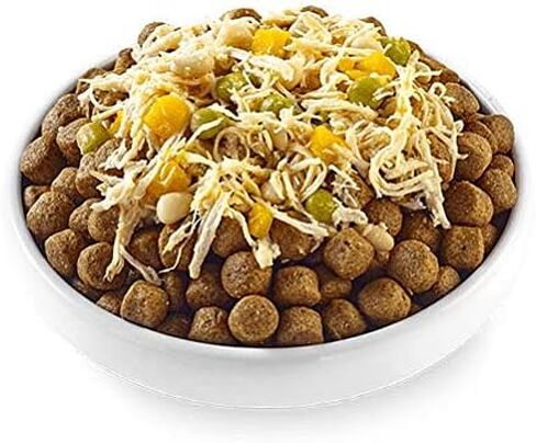 طعام الكلاب الرطب من أبلوز تيست توببرز في المرق بنكهتين: (3) صدور الدجاج مع الفاصوليا البيضاء والقرع والبازلاء و(3) لحم الضأن مع الكوسة والجزر والحمص (إجمالي 6 أكياس، 3 أونصة لكل منها) + غطاء سيليكون in Kuwait
