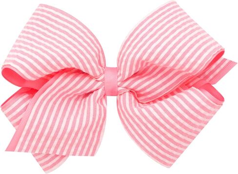 Wee Ones King Girl's & Baby Girl's Seersucker Bow - Pink in Saudi Arabia
