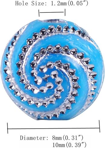 300pcs 8mm Gypsophila Acrylic Beads for Bracelet Jewelry Making, Rhinestone Inlaid Beads for DIY Craft and Beading in Saudi Arabia