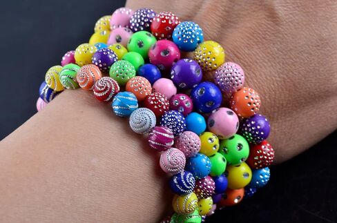 300 قطعة 8 مللي متر خرز أكريليك جيبسوفيلا لصنع المجوهرات والسوار ، خرز مرصع بحجر الراين للحرف اليدوية والديكور in Kuwait