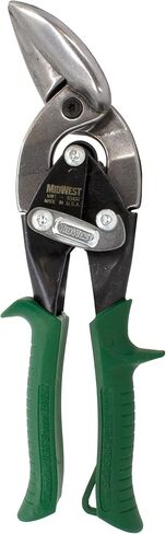 MIDWEST Aviation Snip Set - Left, Right and Straight Cut Offset Tin Cutting Shears with Forged Blade & KUSH'N-POWER Comfort Grips - MWT-6510RLS in Saudi Arabia