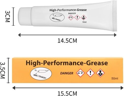 زيت تشحيم فرجار عجلة الشحوم - تشحيم فرامل السيارة بالليثيوم محمل كروي للمحرك الميكانيكي، تشحيم مضاد للصدأ والتآكل ملحقات حماية للسيارات والدراجات النارية 50 مل in Kuwait