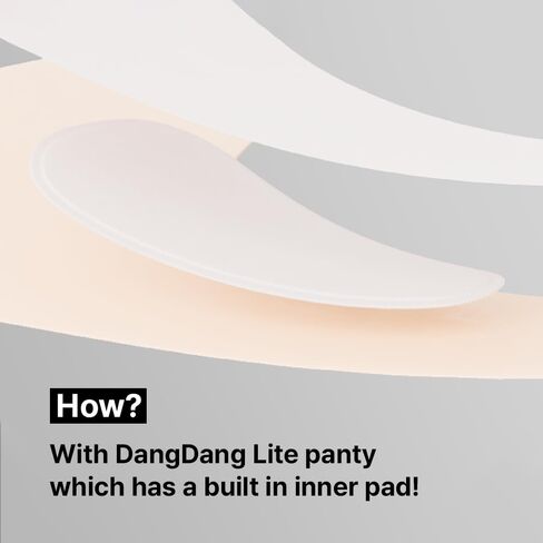 وسادة خافي عيوب البشرة عند أصابع القدم الجملية مع سروال داخلي DangDang Lite قابل للتنفس بدون خياطة - قطعة واحدة in Kuwait