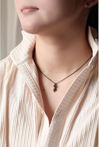 S.Leaf S925 Sterling Silver Cat Necklace Polish Mirror Silver Cat Pendant Necklace Cat Gifts for Cat Lovers in Saudi Arabia