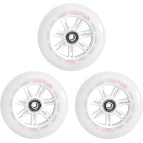Inline Skate High Elastic Wheels Outdoor & Indoor 85a Inline Skate Replacement Wheels with ABEC-9 Bearings, 80mm (4-Pack)110mm(3-Pack) Diameter (80mm (4-Pack)) in Saudi Arabia