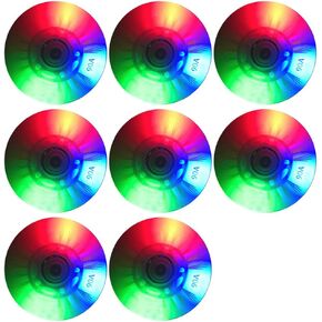 8 Packs Light Up Inline Skate Wheels, 68/70/72/76/80mm Luminous Flash Inline Skates Replacement Wheel, LED Flashing Roller Blade Wheels in Saudi Arabia