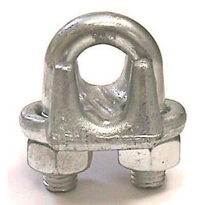 مقاطع حبل الأسلاك المزورة الساخنة المجلفنة ، 1/8-1/2 في أقطار الكابل (3/16 بوصة ، 100) in Kuwait