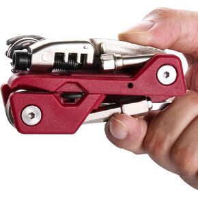 21 Bike Repair Multitool Kit with Carry Case, Portable Cycling Tool Kits (21 in 1), Bicycle Tools Kit Set with Allen Wrench, Chain Tool, Bicycle Spoke Wrench in Saudi Arabia