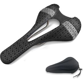 Imitation 3D Printed Road Bike Saddle | Comfortable BMX Bike Seat | Lightweight Mountain Bicycle Seat with Ergonomic Design, Shock Absorbing and Breathable (A-1) in Saudi Arabia