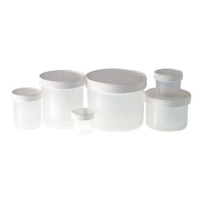 PLC-03704 Natural Polypropylene Jar with 89-400 White Polypropylene Unlined Cap, 8 oz (Pack of 36) in Kuwait