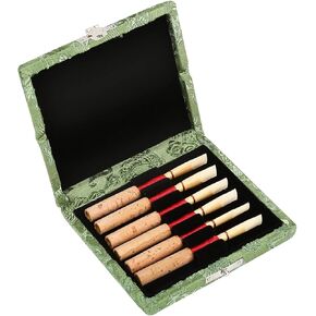 RitoeasySports رائع حامل القماش الحرير الخشبي لبلد 6pcs القصب ، يحمي من الاصطدام ، مقاوم للرطوبة ، محمولة (أخضر) in Kuwait