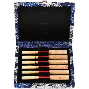 RitoeasySports رائع حامل القماش الحرير الخشبي لبلد 6pcs القصب ، يحمي من الاصطدام ، مقاوم للرطوبة ، المحمولة (الأزرق) in Kuwait