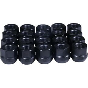 Height 21mm Open End Lug Nuts Black Wheel Nuts 19mm M14 X 1.5,m12x1.25,m12x1.5,1/2-20(M14x1.5) in Saudi Arabia