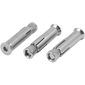 M6 × 40MM 304 من الفولاذ المقاوم للصدأ مقبس السداسي محرك أقراص مرساة التوسع التوسع 3pcs in Saudi Arabia