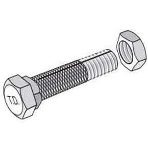 Bolt For Use With Tension Head Anchor Slotted With Nut in Saudi Arabia