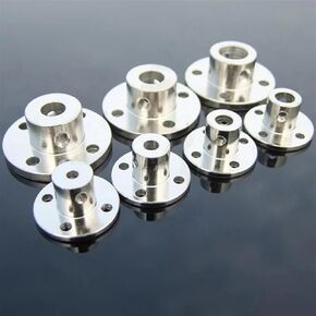 3/3.17/4/5/6/7/8/10/11/12/14mm Rigid Flange Coupling Motor Guide Shaft Coupler Motor Connector Shaft Axis Bearing Fittings 1Pcs(12mm) in Kuwait