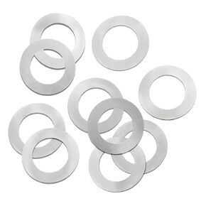 Steel Round Shim, Matte Finish, Full Hard Temper, 0.093" Thickness, 7/8" ID, 1-3/8" OD (Pack of 10) in Kuwait