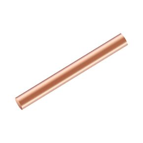 Pure Copper Round Rod 11.8 Inch Length 3/8"(9.5mm) Dia, 99.9% Solid Copper Rod, Used for Metalworking and Metal DIY Crafts in Kuwait