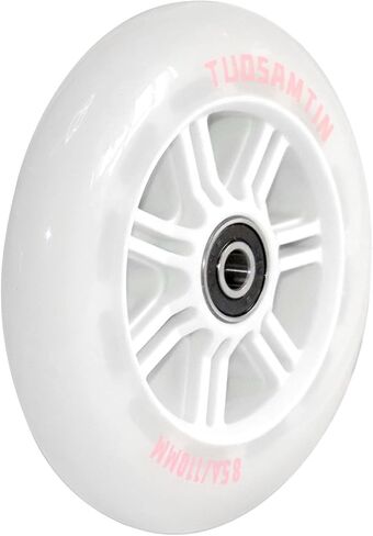 Inline Skate High Elastic Wheels Outdoor & Indoor 85a Inline Skate Replacement Wheels with ABEC-9 Bearings, 80mm (4-Pack)110mm(3-Pack) Diameter (80mm (4-Pack)) in Saudi Arabia