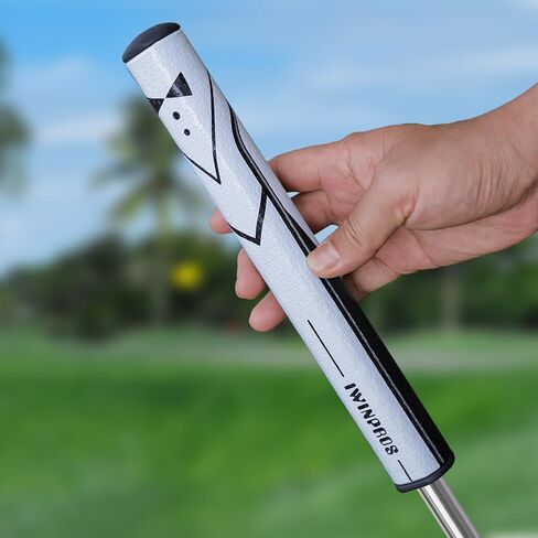 Iwinpros Putter Grip Size 3.0 ، قبضة غولف غولف خفيفة الوزن ، تصميم راحة محكم للتحكم المتفوق ، قبضة بولي يوريثان مضادة للانزلاق للغولف للجولف in Saudi Arabia