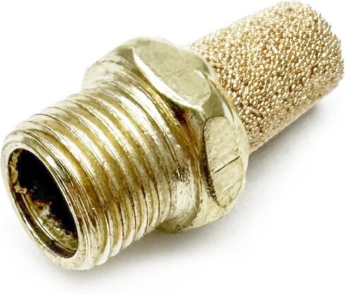 10pcs كاتم الصوت الهوائية الهوائية ، G1/8inch (9.5mm) ذكور كاتم الصوت العادم الهوائي in Kuwait