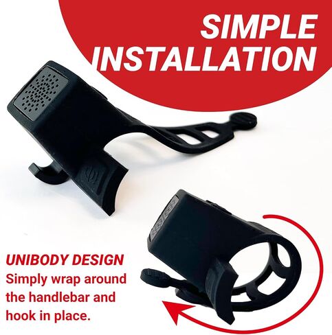 Electric Bike Horn with Quick Trigger Grip Up to 120 db Safety Alert and Rechargeable, Safety Within Grip by Yowl in Saudi Arabia