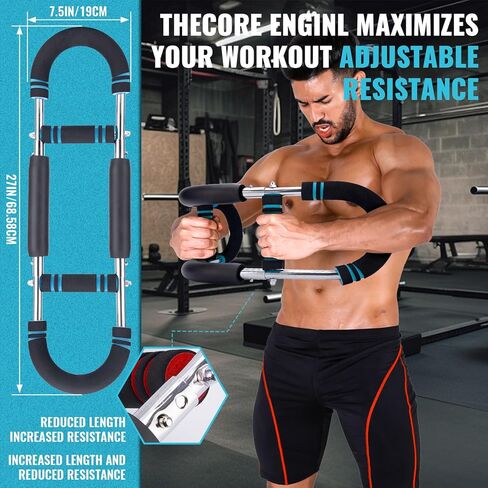 مدرب ذراع Twister ، معدات تمرين ذراع قابلة للتعديل ، تمرين على الصدر للرجال ، مدرب ذراع للرجال ، مدرب عضلة في الصدر ، معدات تمرين الذراع المحمولة ، معدات تجريب الجزء العلوي من الجسم in Kuwait