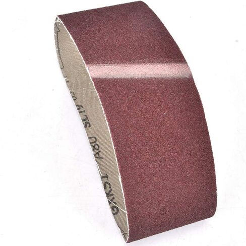 457x75mm Sanding Belt Aluminum Oxide Abrasive Band Set for Belt Sander Woodworking Metal Polishing Grit 60 80 100 120 240 5Pcs in Saudi Arabia