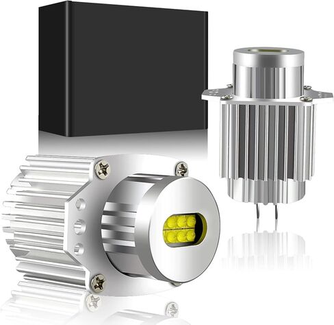 H8 LED Angel Eyes Halo Bulb Light Compatible For BMW E60 E61 E63 E64 E70 E90 E92 E70 E71 E82 E87 E89 1 3 5 Series X5/6 Z4/7 6000K Xenon Lamp 120W White in Kuwait