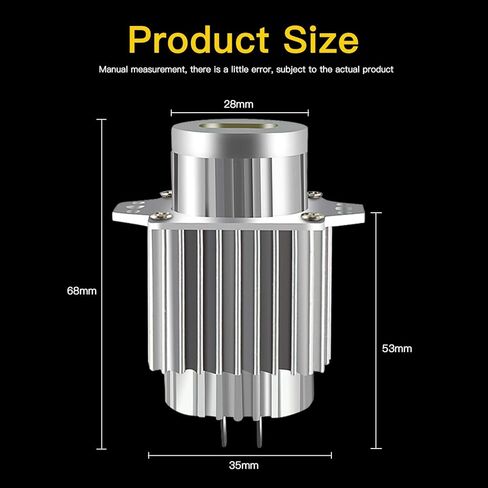 H8 LED Angel Eyes Halo Bulb Light Compatible For BMW E60 E61 E63 E64 E70 E90 E92 E70 E71 E82 E87 E89 1 3 5 Series X5/6 Z4/7 6000K Xenon Lamp 120W White in Kuwait