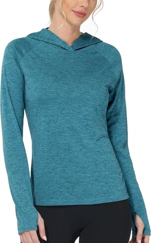 Roadbox Women's Sun Protection Hoodie Upf 50+ Long Sleeve Tries Hiking Fishing Hooded ، و Guard UV Rash for Women in Kuwait