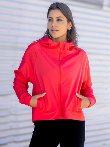 Terry Cycling Jersey Womens Thermens Gravel Hoody - قميص من النوع الثقيل الطويل لأكمام طويلة للنساء مع جيوب in Saudi Arabia