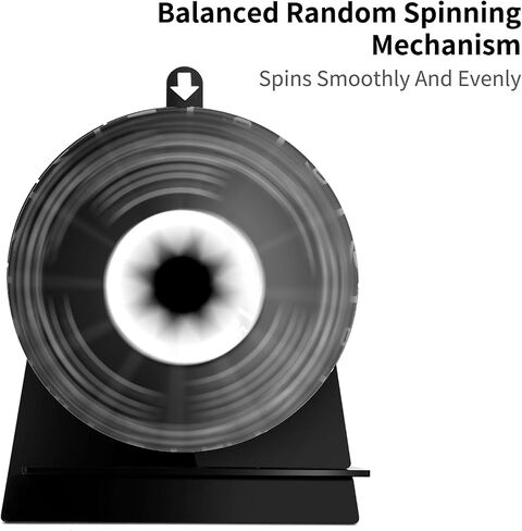 6 Inch Prize Wheel, 12 Slot, Black Prize Wheel with Stand, Small Roulette Spinner of Prizes for Vendor Event, Carnival, Classroom Game in Saudi Arabia
