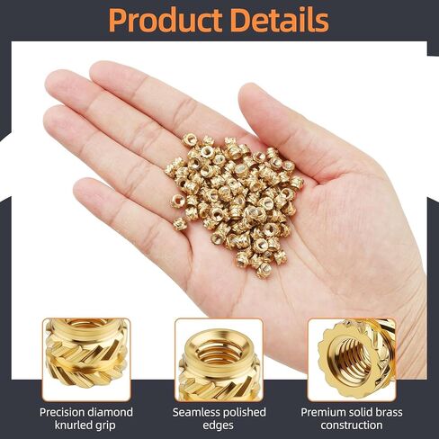 100 Pierce Leterted Inserts مجموعة الحرارة مجموعة إدراج M3x4x5 النحاس الجوز مع طرف الحديد لحام ملولب لمكونات الطباعة البلاستيكية ثلاثية الأبعاد in Saudi Arabia