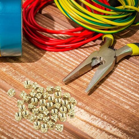 100 Pierce Leterted Inserts مجموعة الحرارة مجموعة إدراج M3x4x5 النحاس الجوز مع طرف الحديد لحام ملولب لمكونات الطباعة البلاستيكية ثلاثية الأبعاد in Saudi Arabia