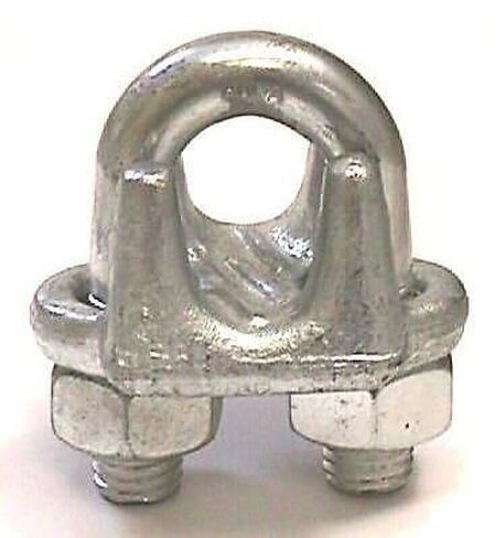 مقاطع حبل الأسلاك المزورة الساخنة المجلفنة ، 1/8-1/2 في أقطار الكابل (3/16 بوصة ، 100) in Kuwait