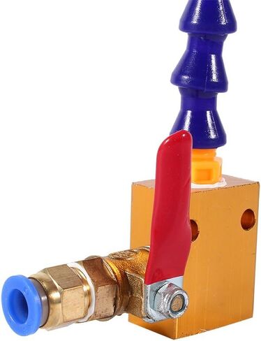 Bidirection Mist Coolant Lubrication Spray System with Air Pipe for 8mm Air Pipe Cnc Lathe Milling Drill Carving Machine, With Tube & Valve in Saudi Arabia