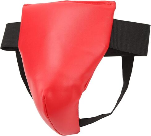 Boxing Groin Guard, Red Boxing Crotch Protector Jock Strap Supporter Adjustable Athletic Supporter Jock Strap Groin Protector Cup Men for Martial Arts for Boys Youth (S) in Saudi Arabia