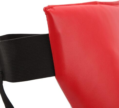 Boxing Groin Guard, Red Boxing Crotch Protector Jock Strap Supporter Adjustable Athletic Supporter Jock Strap Groin Protector Cup Men for Martial Arts for Boys Youth (S) in Saudi Arabia